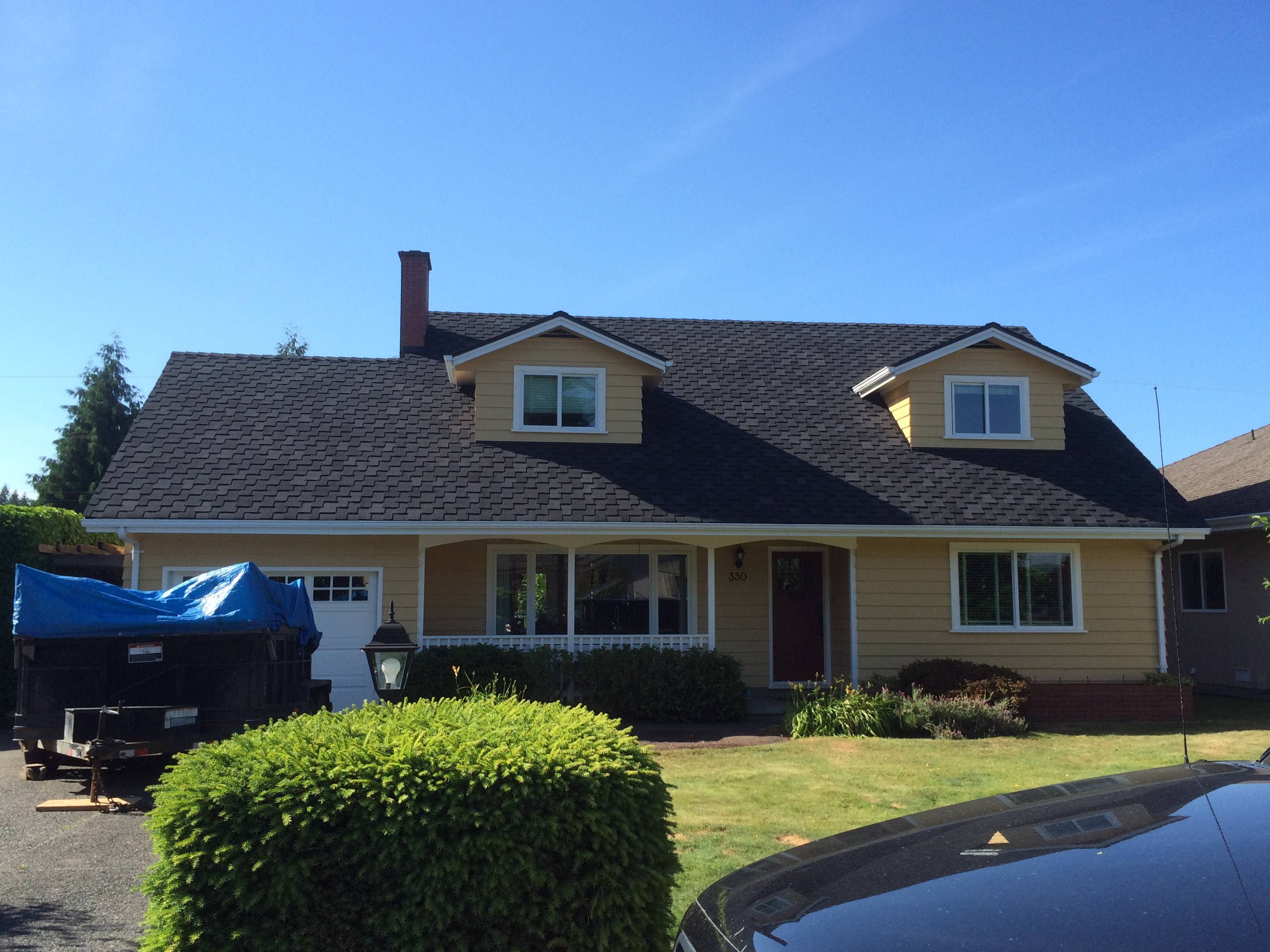 PW McCallum residential roofing work in Duncan