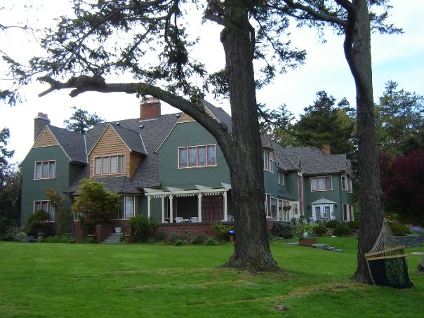 Shingle roof on a heritage-style home in Uplands, Oak Bay